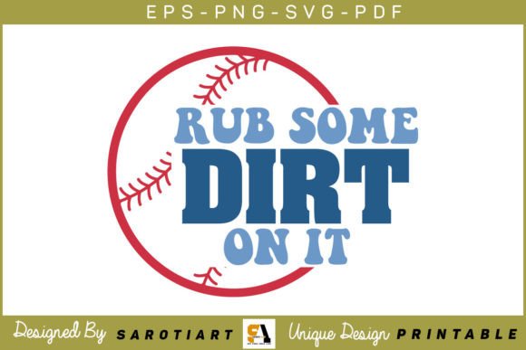 Baseball SVG T-shirt Design: Graphics for Crafts & Local Branding