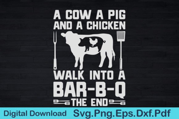 Funny Gift BBQ SVG T Shirt Design: Graphics for Crafts & Fun Branding