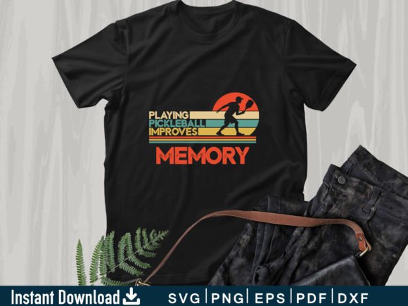 Funny Pickleball SVG Vintage Gift Shirt Graphics for Crafts