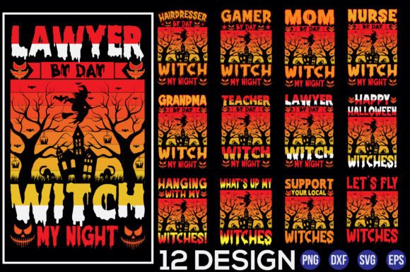 HALLOWEEN SVG Typography T-Shirt Design Graphics for Crafts
