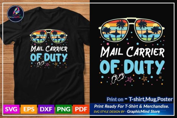 Mail Carrier of Duty SVG Graphics for Crafts Brands