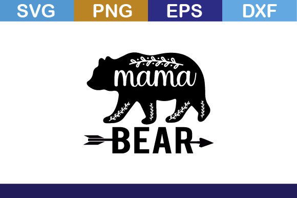 Mama Bear SVG T-Shirt: Graphics for Crafts & Content