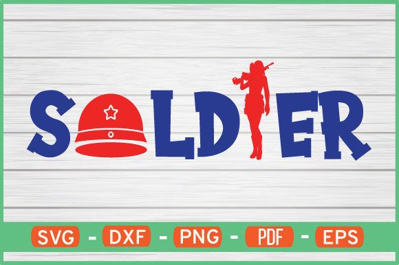 Soldier T-Shirt Design SVG: Graphics for Crafts & Brand Projects