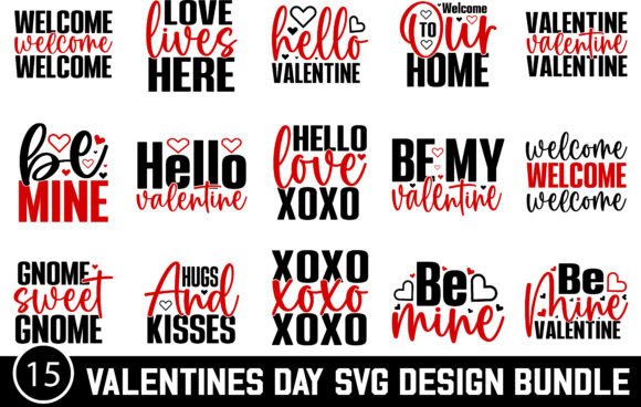 Valentine SVG T-Shirt Design New Bundle