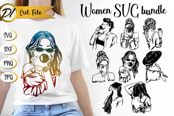 Woman SVG Bundle: Graphics for Crafts & Branding